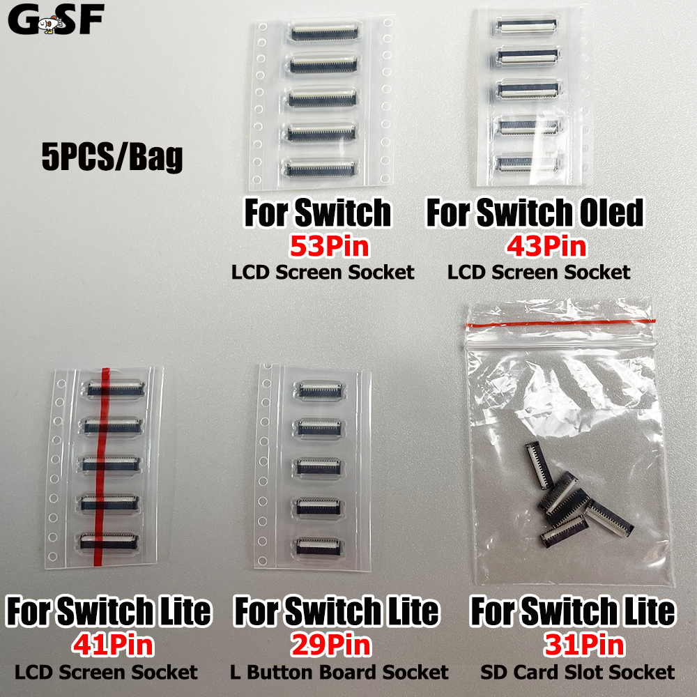 Push Fit Connector - 5PCS New LCD Screen FPC Ribbon
