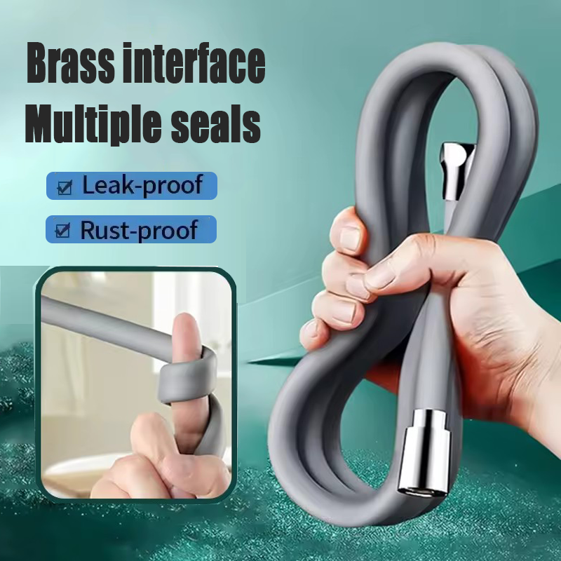 Silicone Tap Washer - 1.5/2M Bathroom Silicone Shower Tube Bend