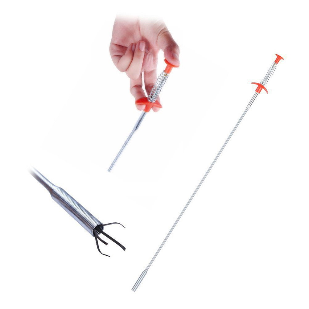 Drain Snake Flexible - 85Cm Drain Cleaner Snake with Bottom