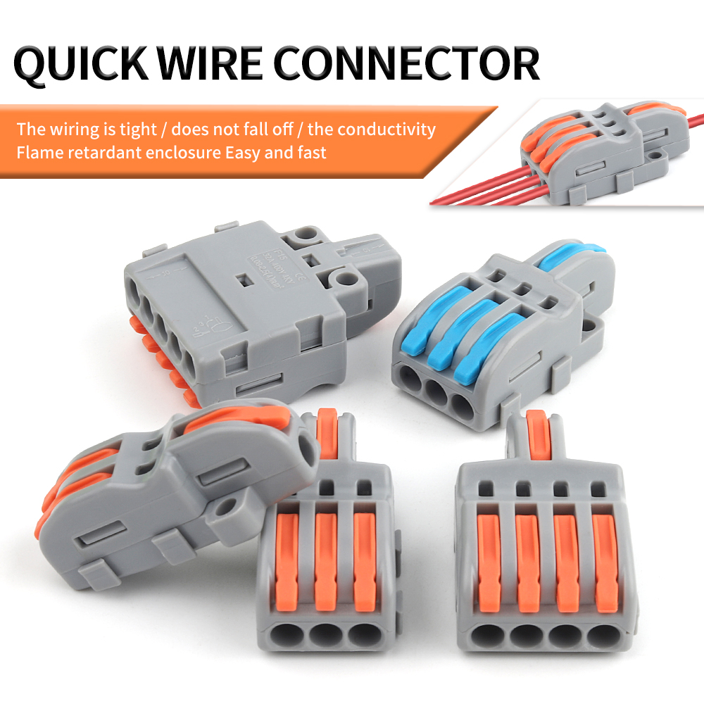 Push Fit Connector - 10/100PCS Electrical Cable Connector 1 in