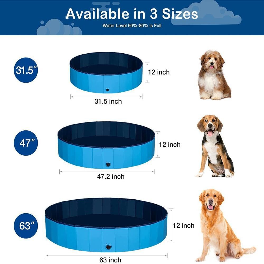 Drain Pipe Clip - Foldable Dog Swimming Pool Large PVC