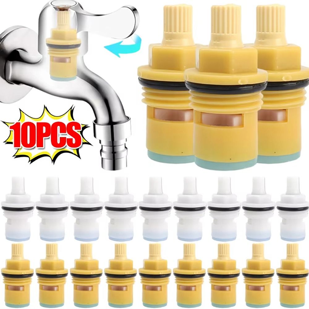 Basin Mixer Cartridge - 10Pcs Bathroom Kitchen Plastic Faucet Cartridge