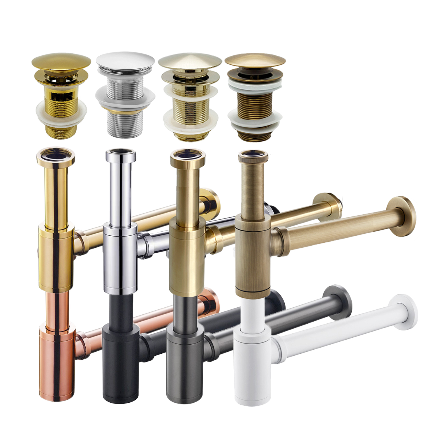 Drain Pipe Clip - Bathroom Sink Bottle Trap Wash Basin