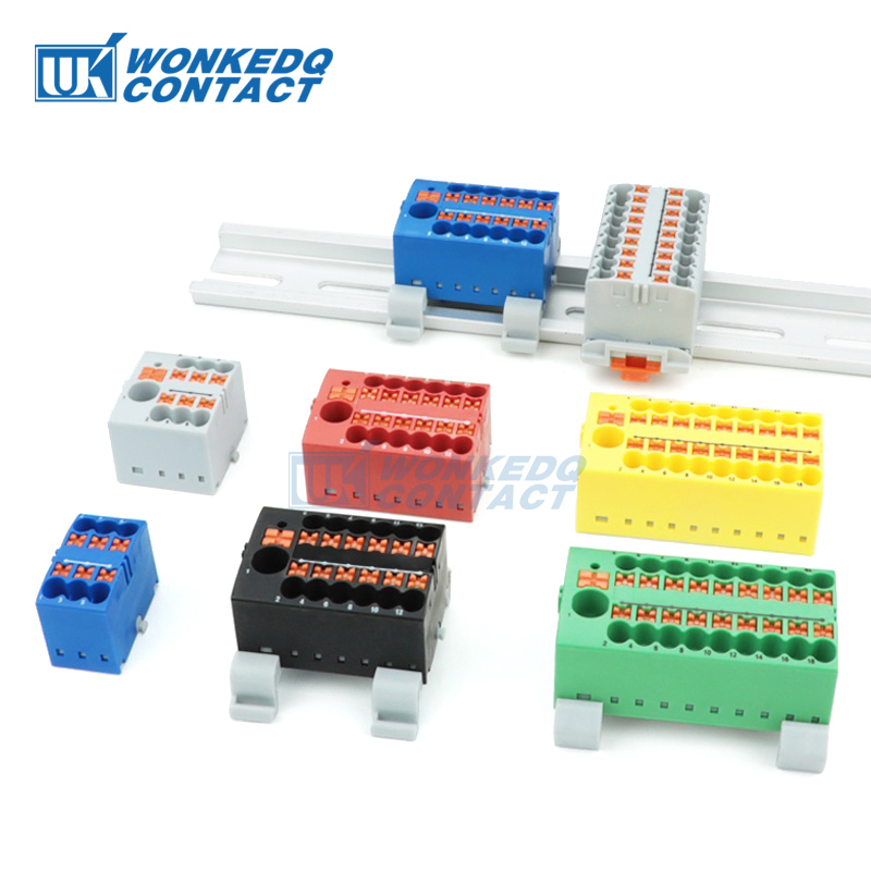 Push Fit Connector - Distribution Block PTFIX 2.5mm² 2/4/6/7/12/13/18/19 Connection