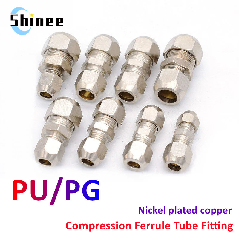 Compression Fitting Brass - Compression Ferrule Tube Fitting 4 6