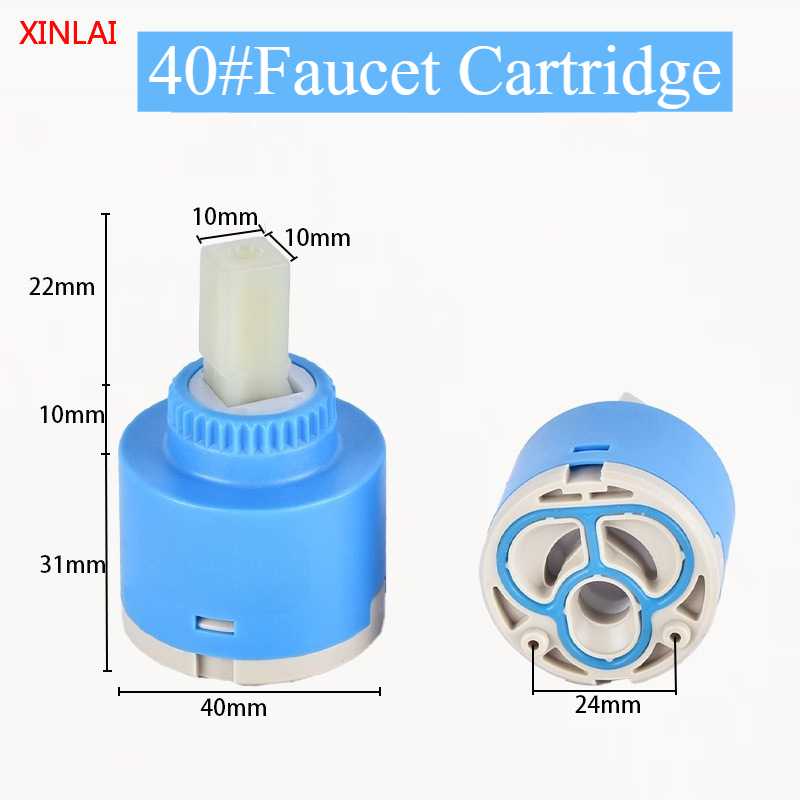Shower Valve Cartridge - 35/40mm Ceramic Faucet Cartridge for Single