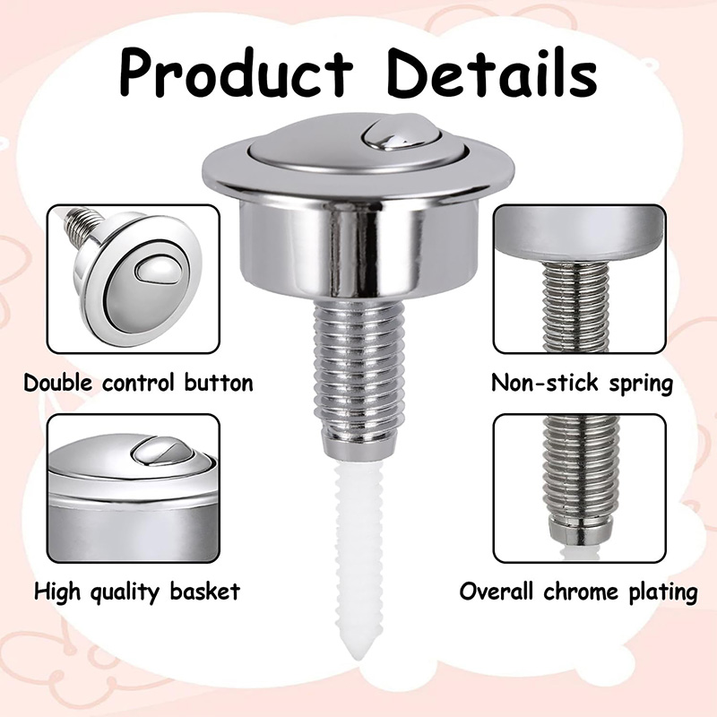 Dual Flush Toilet Button Flush - Toilet Fill Valve review and price