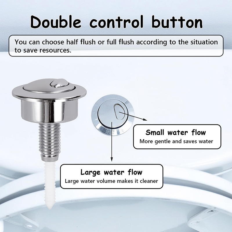 Dual Flush Toilet Button Flush - Toilet Fill Valve review and price