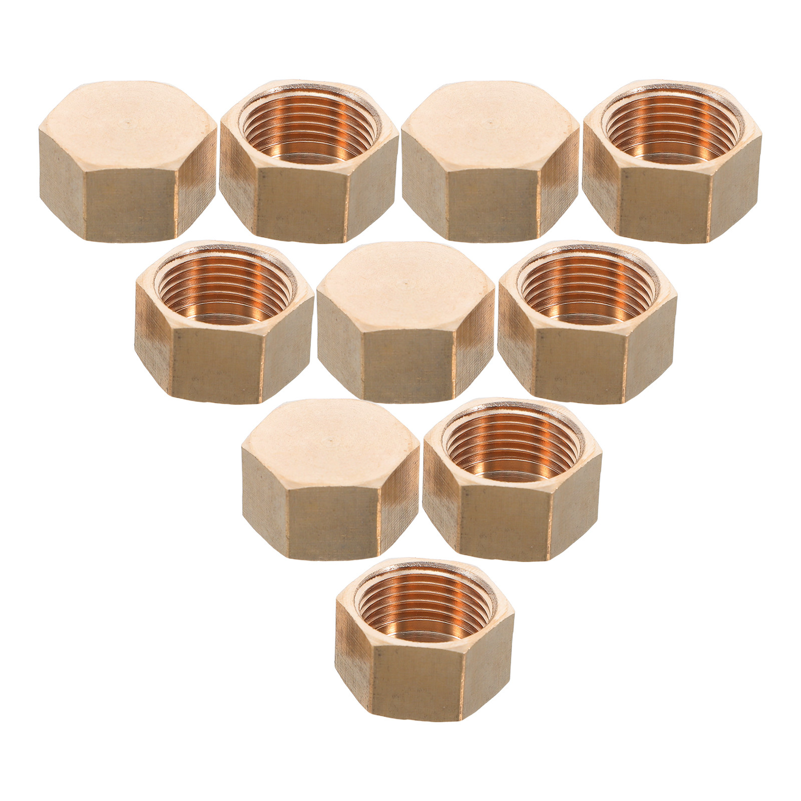 10 Pcs Compression Pipe Cap Br - Compression Fitting Brass review and price
