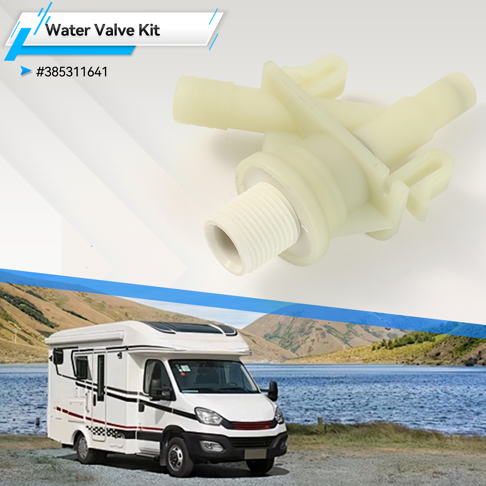 Plastic RV Camper Water Valve  - Toilet Fill Valve review and price