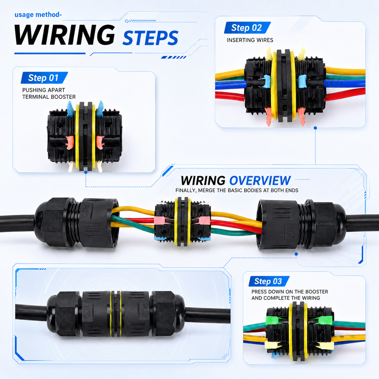 5PCS IP68 Waterproof Quick Wir - Push Fit Connector review and price