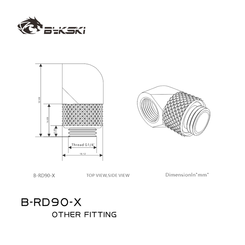 BYKSKI G1/4'' 90 Degree Rotary - Compression Fitting Brass review and price