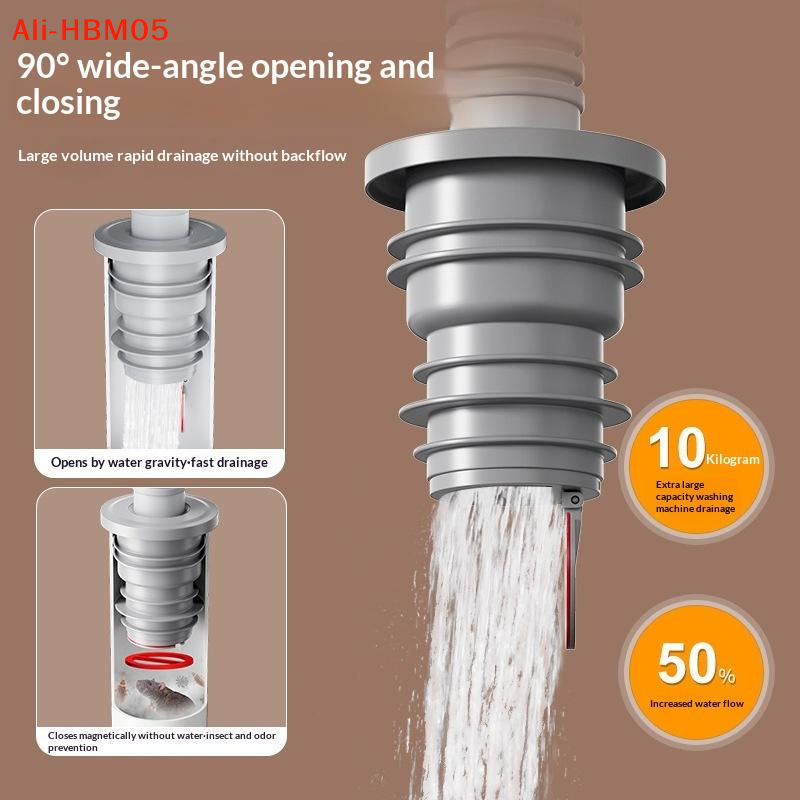(HB05)Bathroom Sewer Seal Ring - Drain Pipe Clip review and price