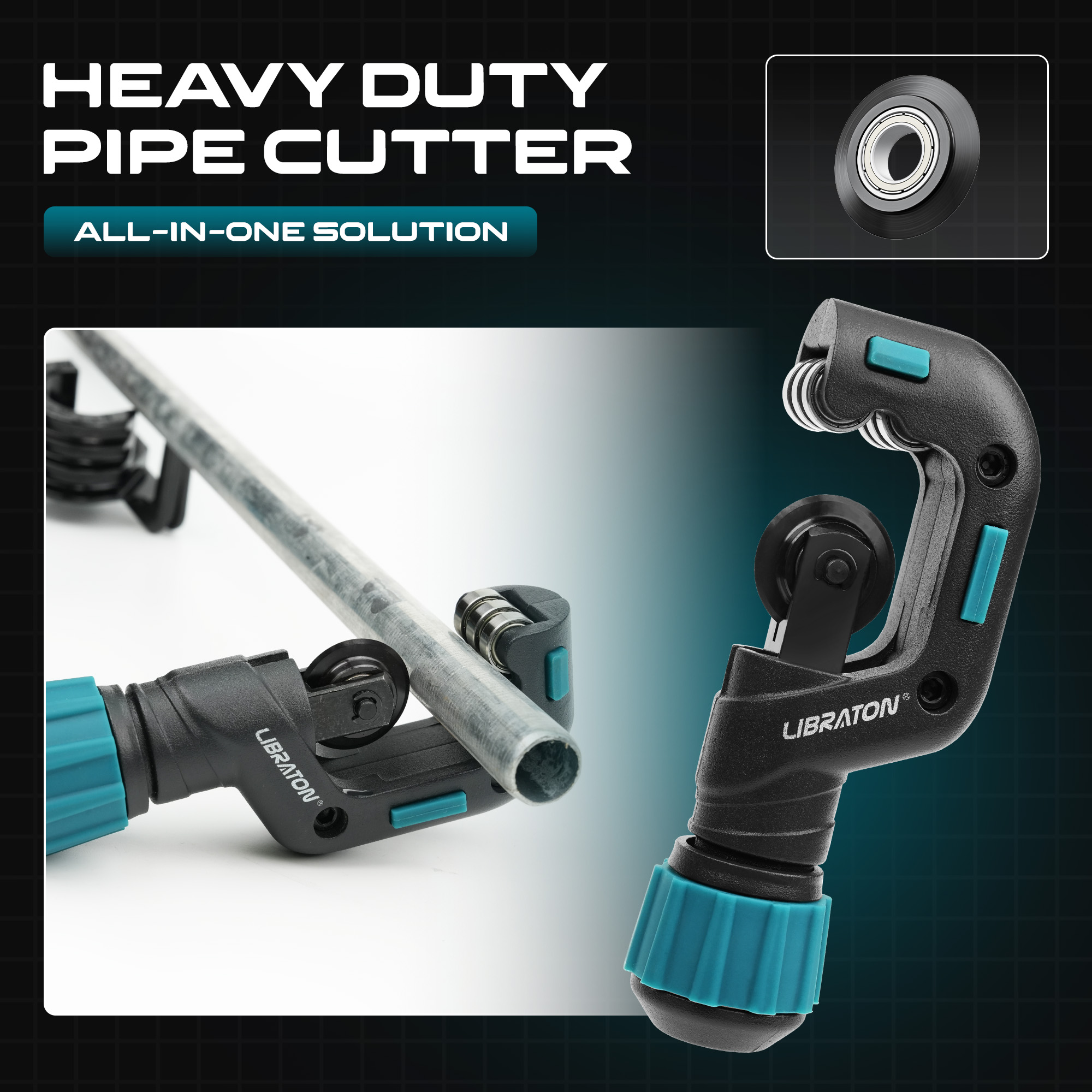 LIBRATON Pipe Cutter With Blad - Pipe Cutter Ratchet review and price