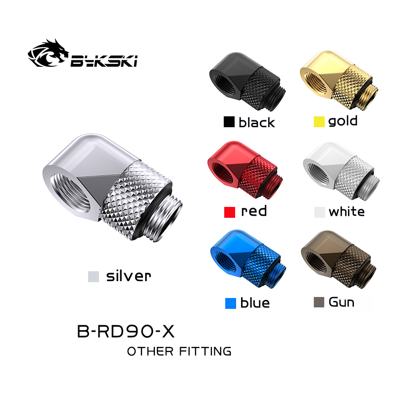 Bykski B-RD90-X 90 Degree Bras - Compression Fitting Brass review and price