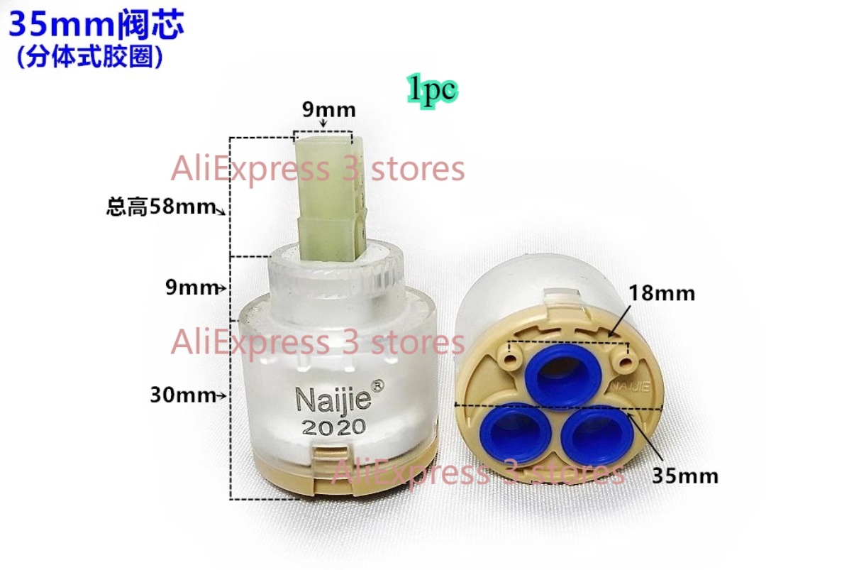 1pcs 28mm/35mm/40mm Water Mixe - Shower Valve Cartridge review and price