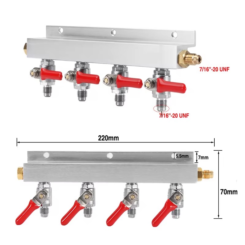 IMAICTUU 4 Way Gas Manifold Co - Push Fit Connector review and price