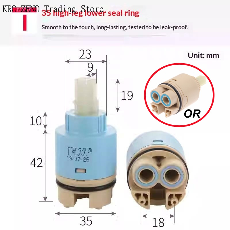 1Pcs Plastic Ceramic Cartridge - Basin Mixer Cartridge review and price