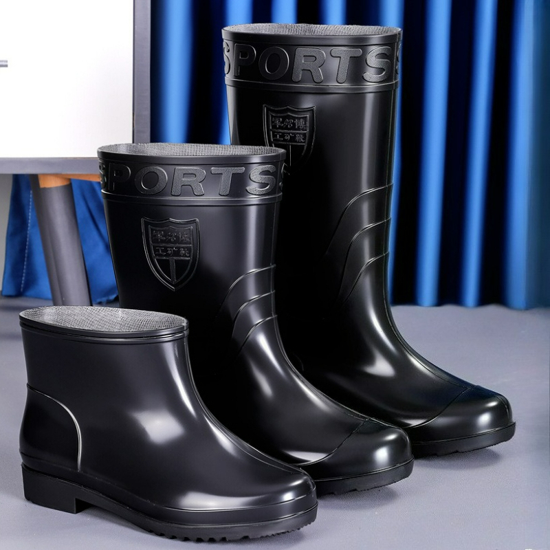 Men's Rain Boots Work High-Tub - Pipe Bending Spring review and price