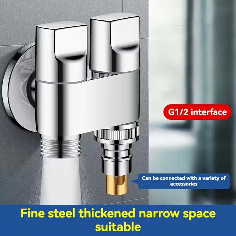 Stainless steel double outlet  - Toilet Fill Valve review and price