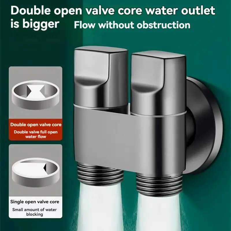 Stainless steel double outlet  - Toilet Fill Valve review and price