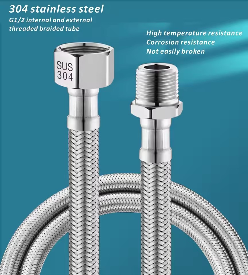 1pc 20/40/60/80/100/150/200CM  - Flexible Hose Braided review and price