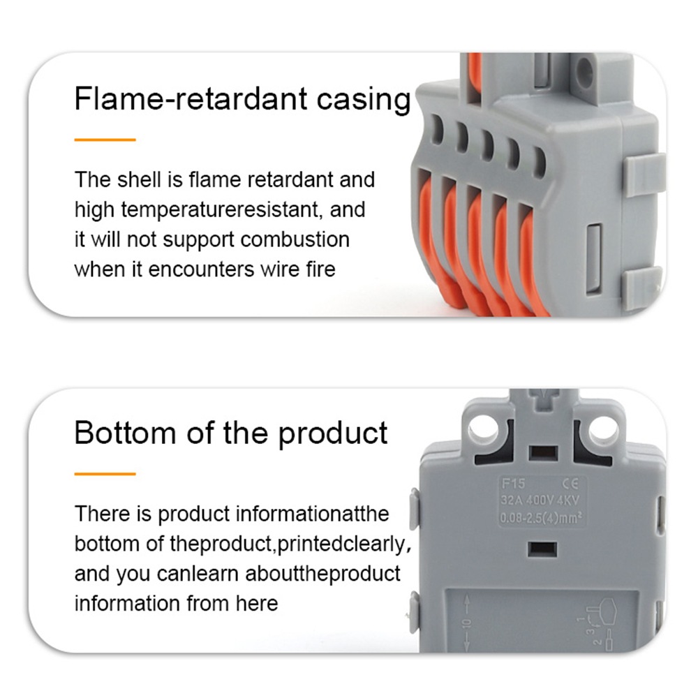 10/100PCS Electrical Cable Con - Push Fit Connector review and price