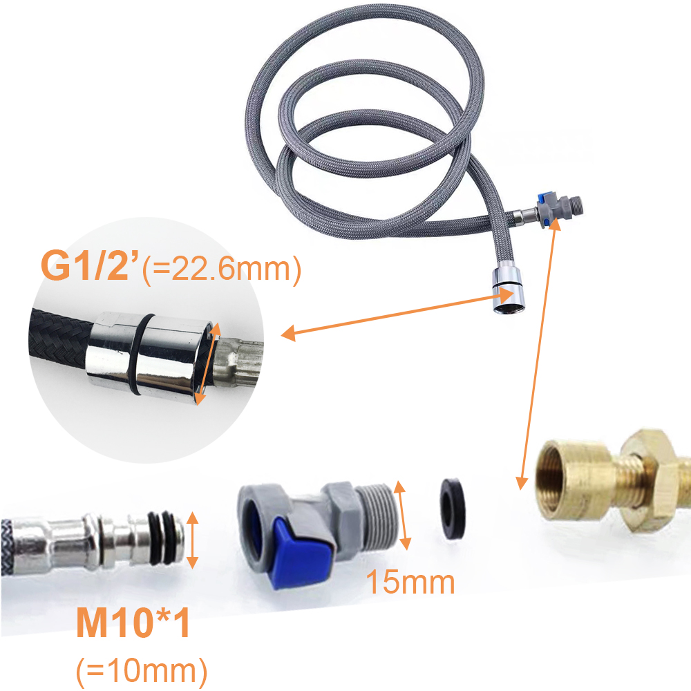Kitchen Faucet Hose Replacemen - Flexible Hose Braided review and price