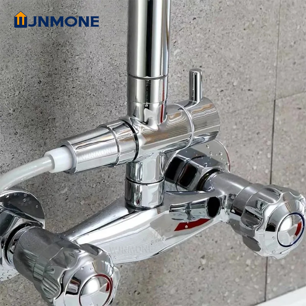 Black Silver 3 Way T-Adapter D - Shower Valve Cartridge review and price