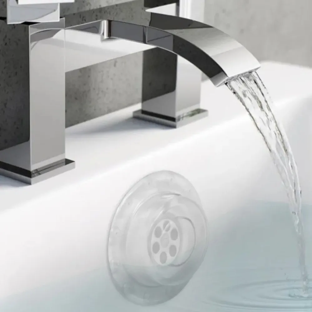 PVC Bath Overflow Drain Cover  - Drain Pipe Clip review and price