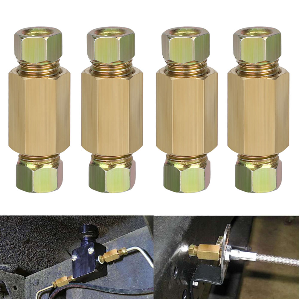 12pcs 3/16 (3/8-24 Inverted) B - Compression Fitting Brass review and price