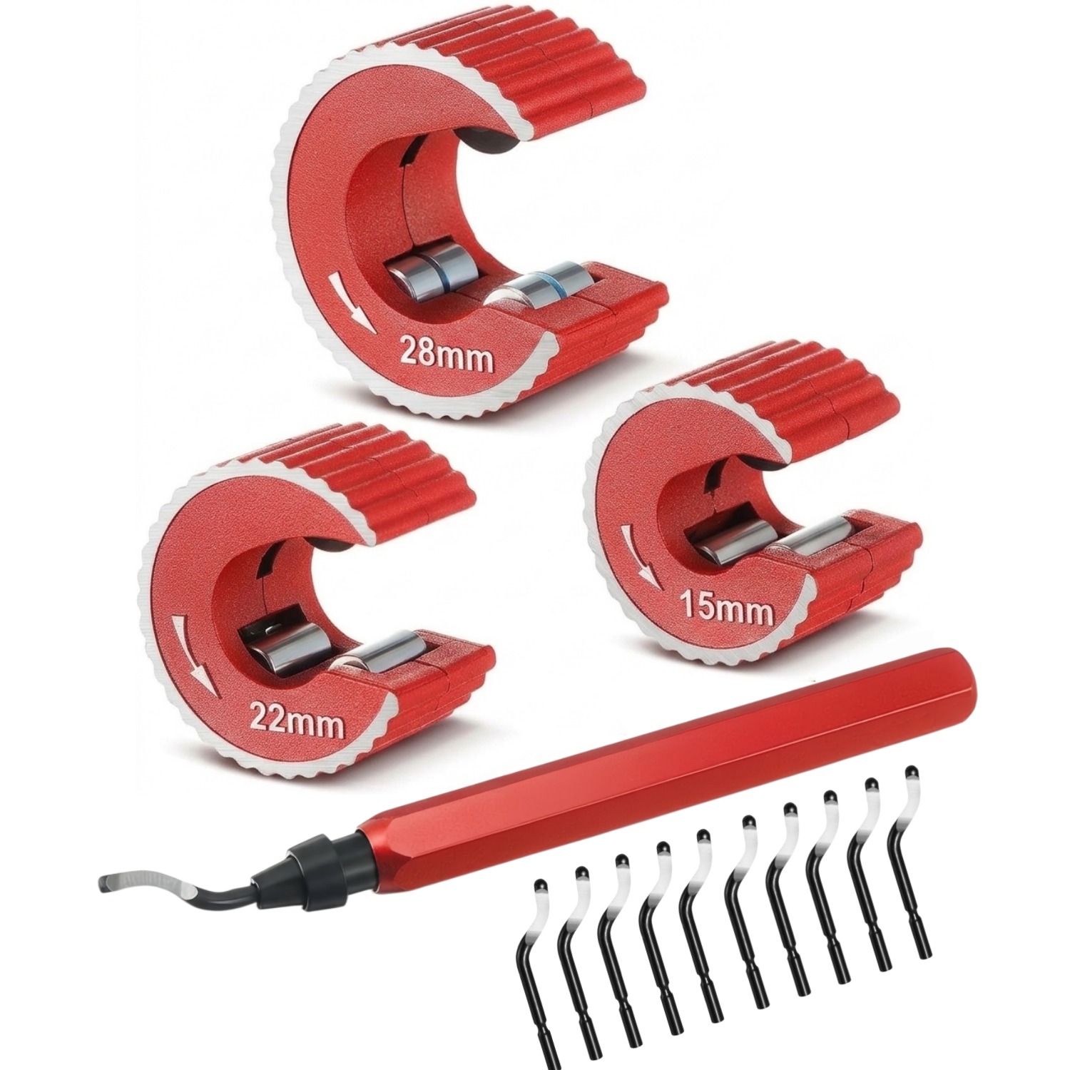 Copper Tubing Cutter Set 3 PCS - Pipe Cutter Ratchet review and price