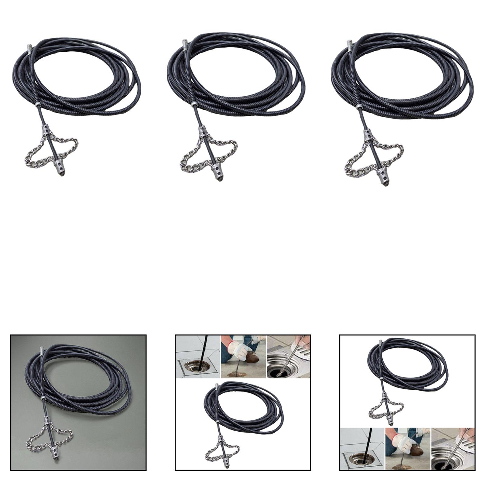 Plumbing Snake Metal Drain Cle - Drain Snake Flexible review and price
