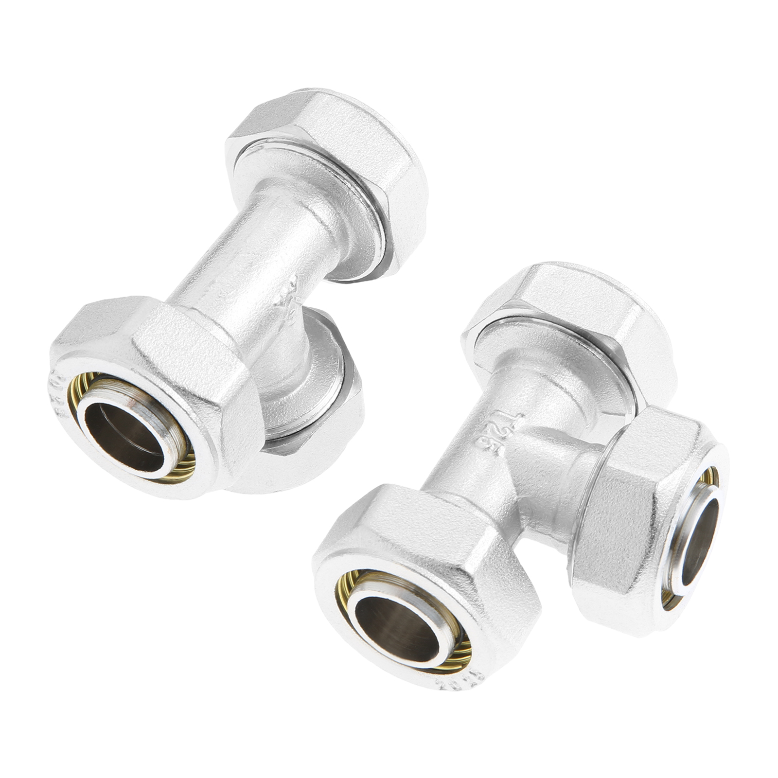 2Pcs 3/4’’ Tee Air Line Fittin - Compression Fitting Brass review and price