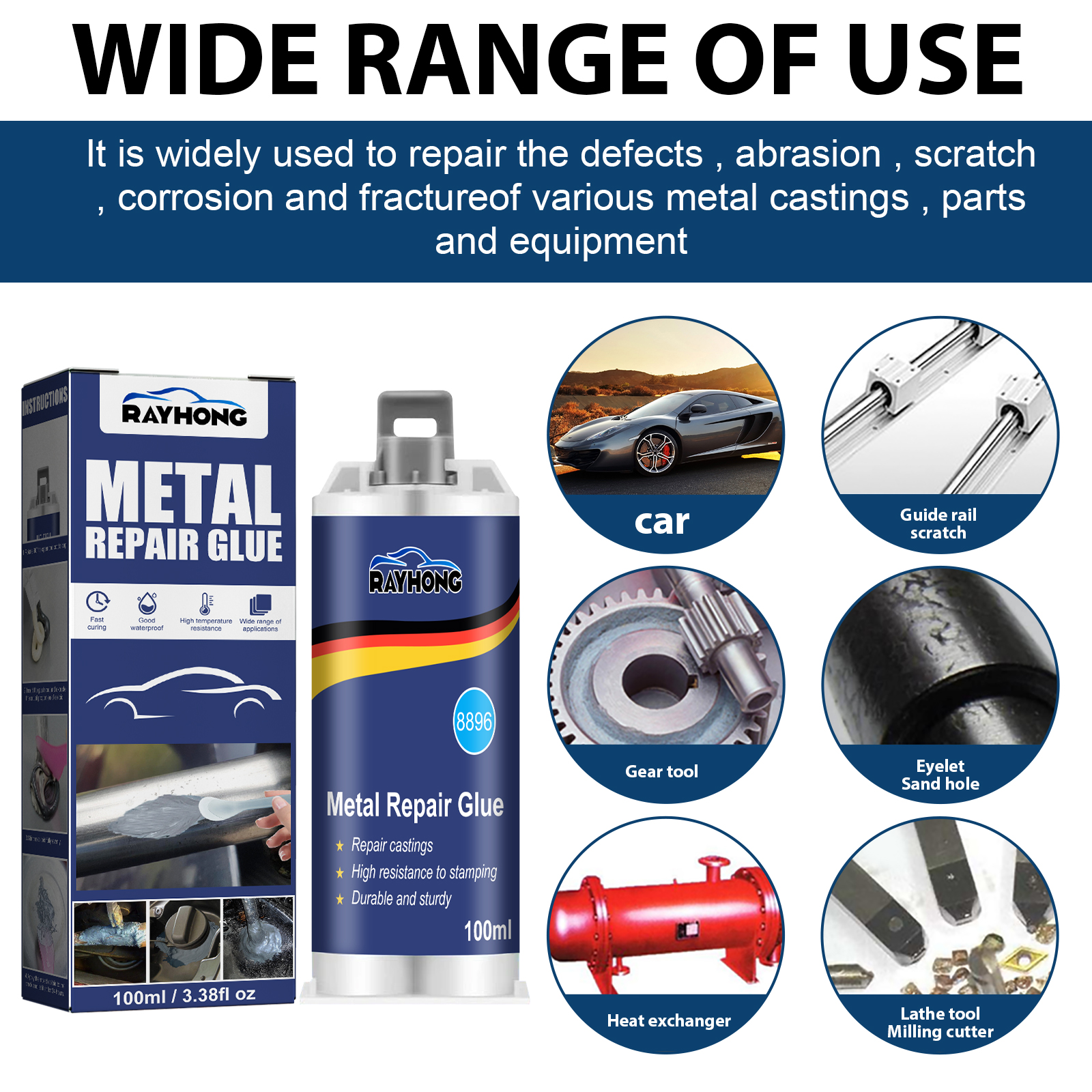 100ml Industrial Metal AB Cast - Solvent Weld Cement review and price