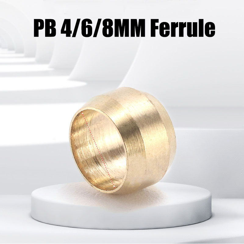 100PCS Brass Ferrule Sleeve Fe - Compression Fitting Brass review and price