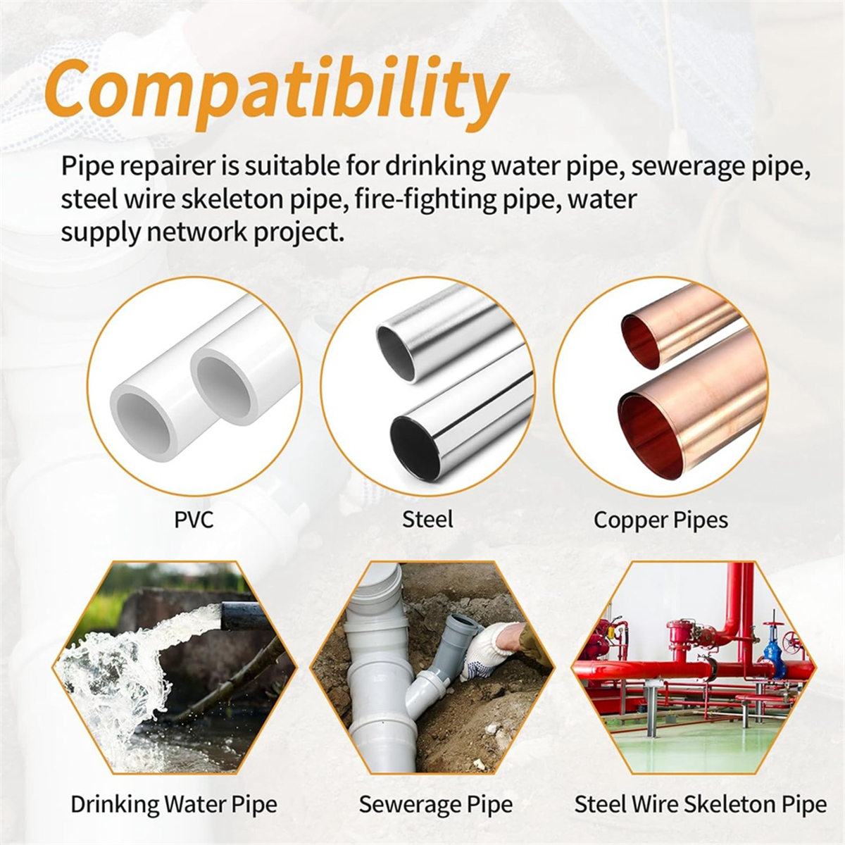 A002 Pipe Repair Clamp Kit- Pi - Plastic Pipe Clip review and price