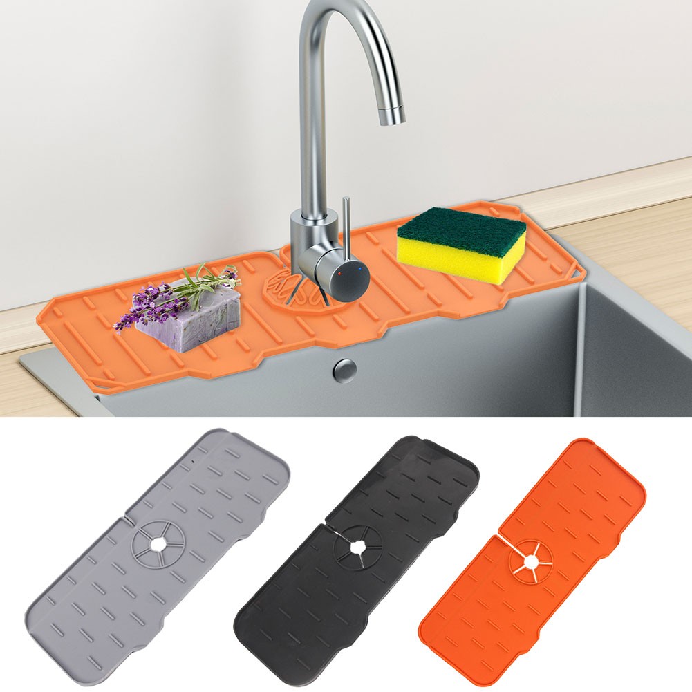 Silicone Kitchen Faucet Mat Fo - Silicone Tap Washer review and price