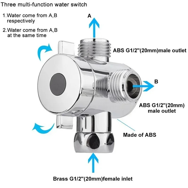 Diverter Valve G1/2 Splitter 2 - Shower Valve Cartridge review and price