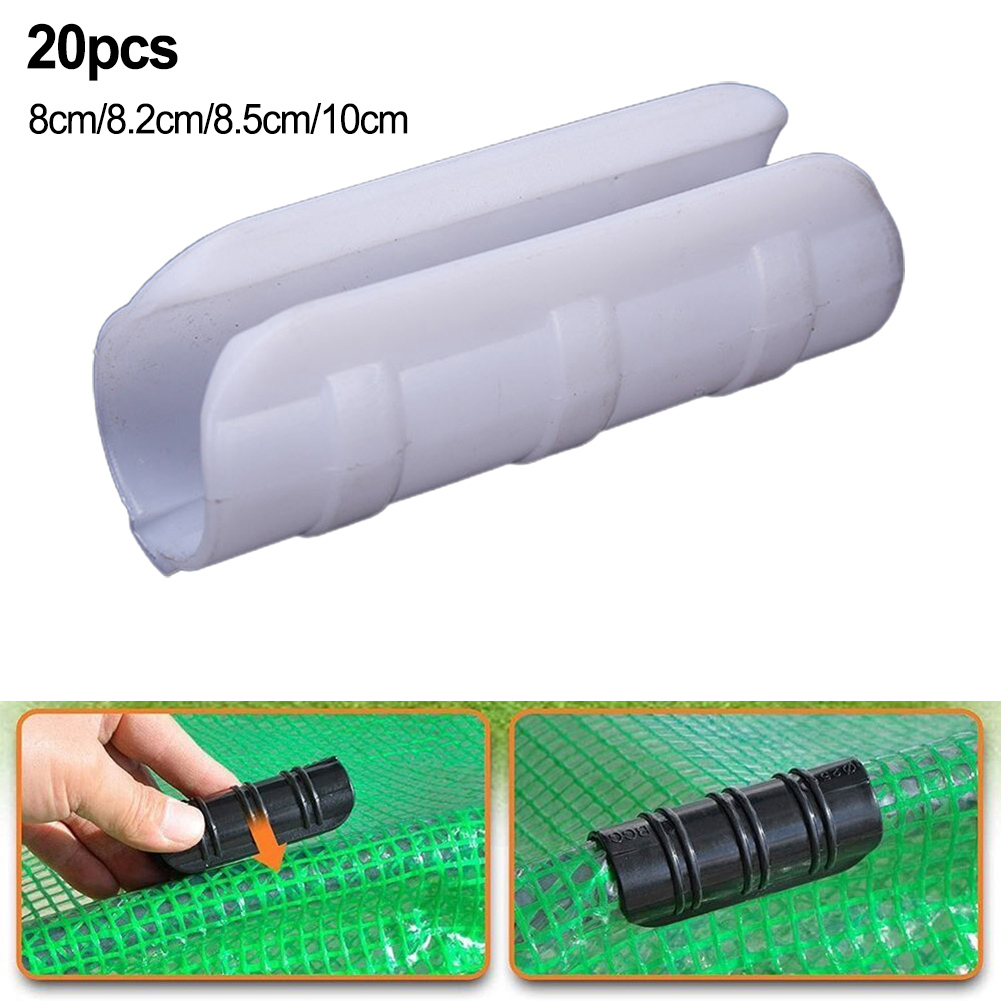 20Pc Greenhouse Frame Film Buc - Plastic Pipe Clip review and price